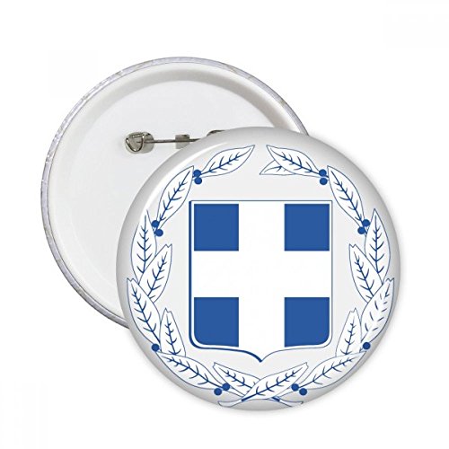 Badge Grèce lot de 5 broches rondes idée cadeau souvenir Europe