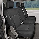 diferencia multivan caravelle california Sitzbezüge passgenau TAILOR Made geeignet für Volkswagen T5 Bj. 2003-2015 - 3 Sitze - 2te Sitzreihe - Passt auch für Multivan, Caravelle Version