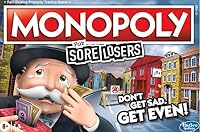 Hasbro MONOPOLY - For Sore Losers Edition - The Game Where it Pays to Lose - Don't Get Sad, Get Even - 2 to 6 players - Family Board Games and Toys for Kids - Boys and Girls - Ages 8+ Multi Colour E9972 Length: 40 centimeters