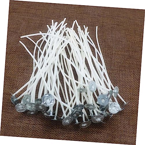 100 mechas de algodón natural para velas 15 cm miniatura 2