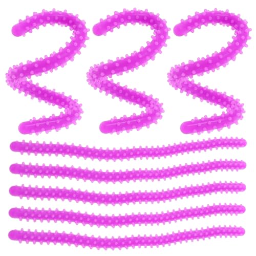 CALLARON 10pcs Silicone Hair Curlers Perm Rod Wavy Hairstyles Flexible and Reusable Hair Rollers for Long Curling Tools for All Types