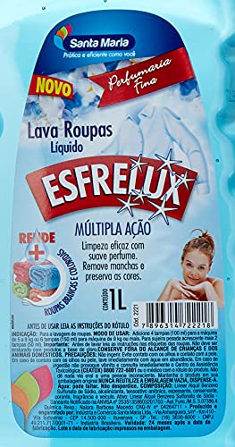 Lava roupas liquido ESFRELUX 1 lt, azul