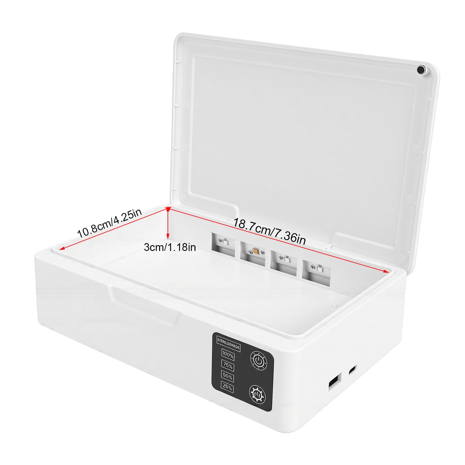 Luocute UV Handy Desinfektionsbox, UV Reinigungsbox, 3 Minuten for Geräte