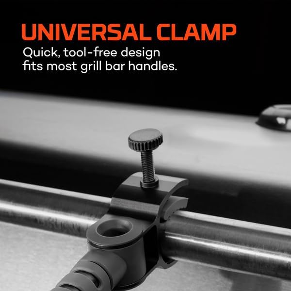 NEBO Grilla Light 300 | 300 Lumens, 16 Hour Run Time, LED Grill Light with Powerful Magnetic Base, Water & Heat Resistant, Made from Durable Aluminum, 180 Degree Tilt, Includes 3x AA Batteries