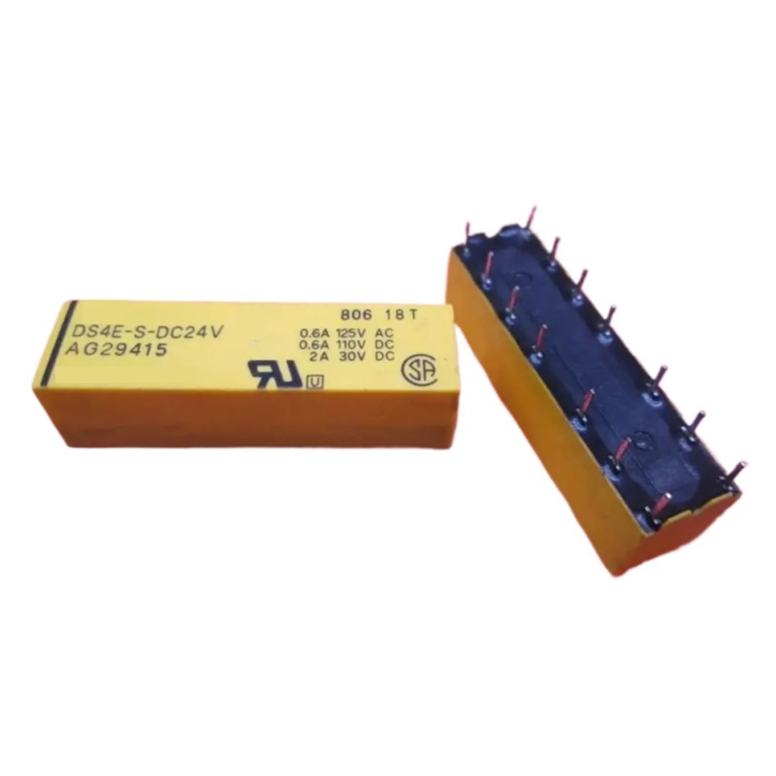 Relais DS4E-S-DC24V Panasonic 14 broches pour circuit imprimé