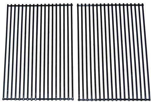 Porcelain Coated Stainless Steel Wire Cooking Grid for DCS and Charbroil Grills (Set of 2)