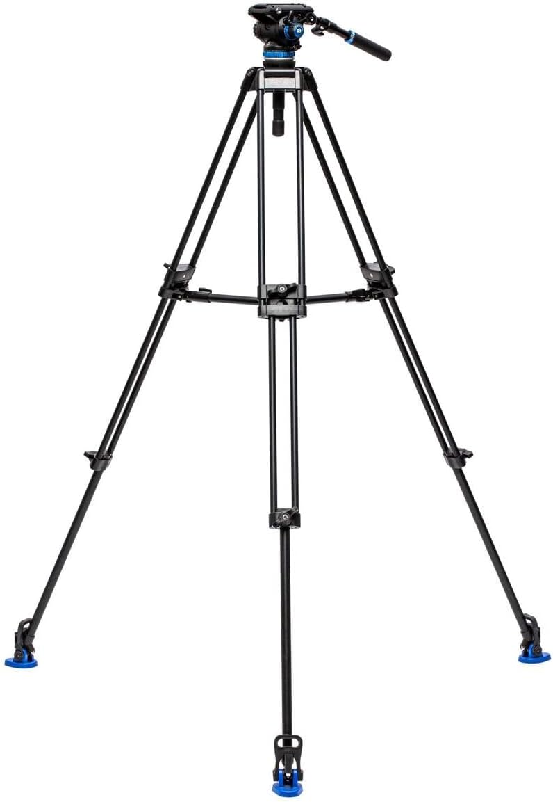 Benro A573T Tripod feet showing rubber and spiked options