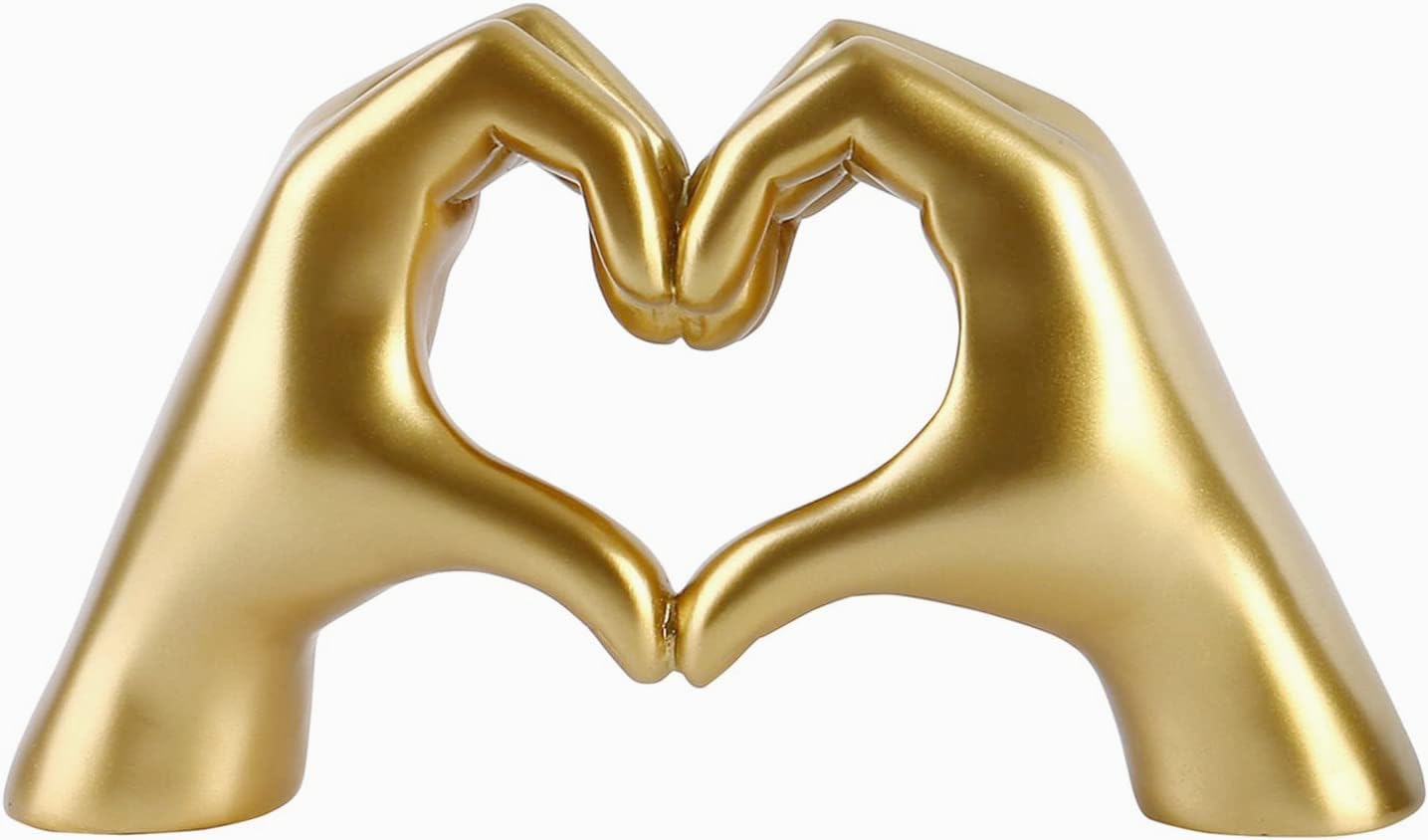 Kityemo Estatua de Dedos de Amor, Estatua de Pareja Creativa Escultura, Amantes Pareja Estatua, Decoración del Hogar, Estatua romántica para decoración del hogar, Boda, Regalo