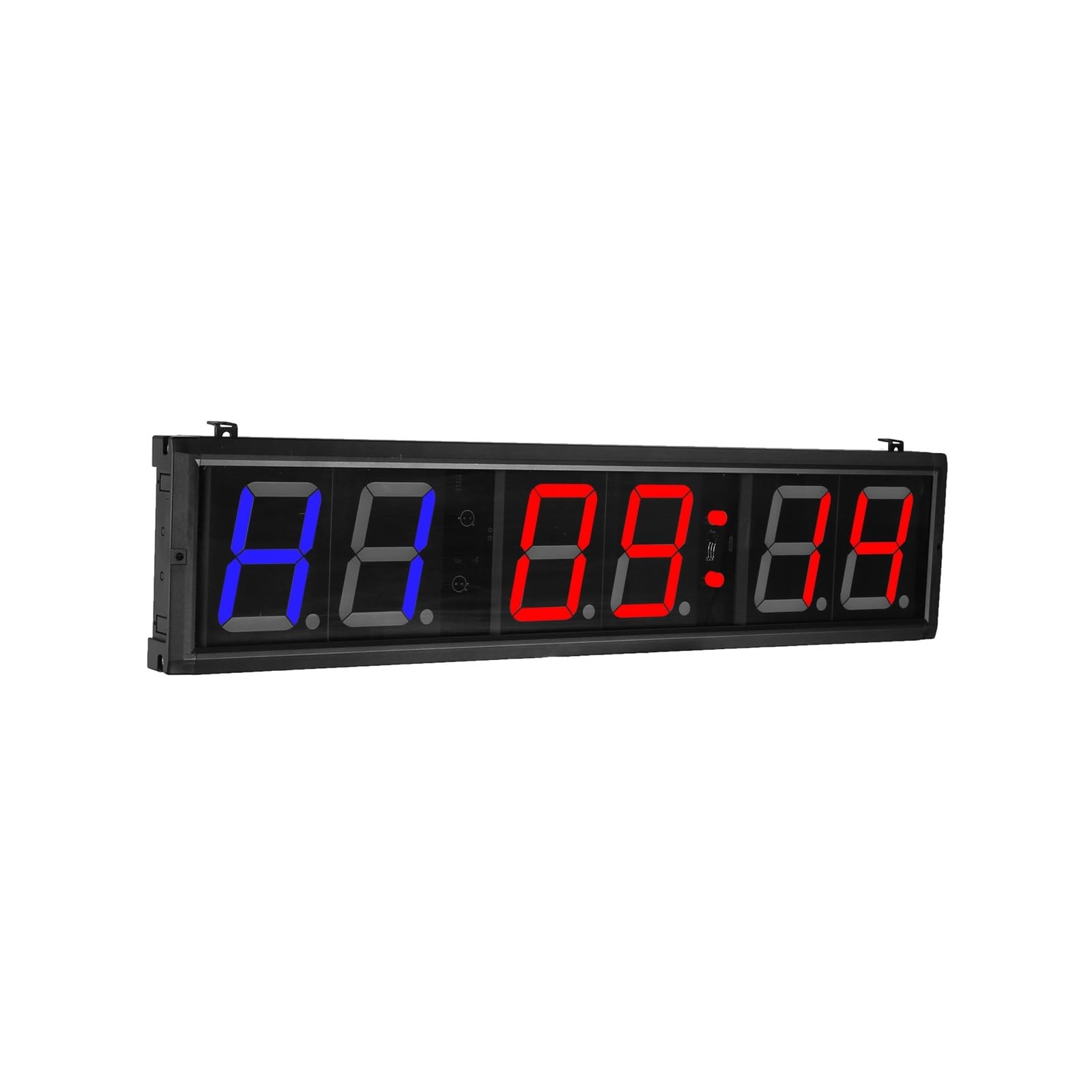 Compte à Rebours, Minuterie de gymnastique à intervalle numérique de 4 pouces, horlo murale LED, chronomètre avec télécommande for un entraînement facile en sécurité, ornements