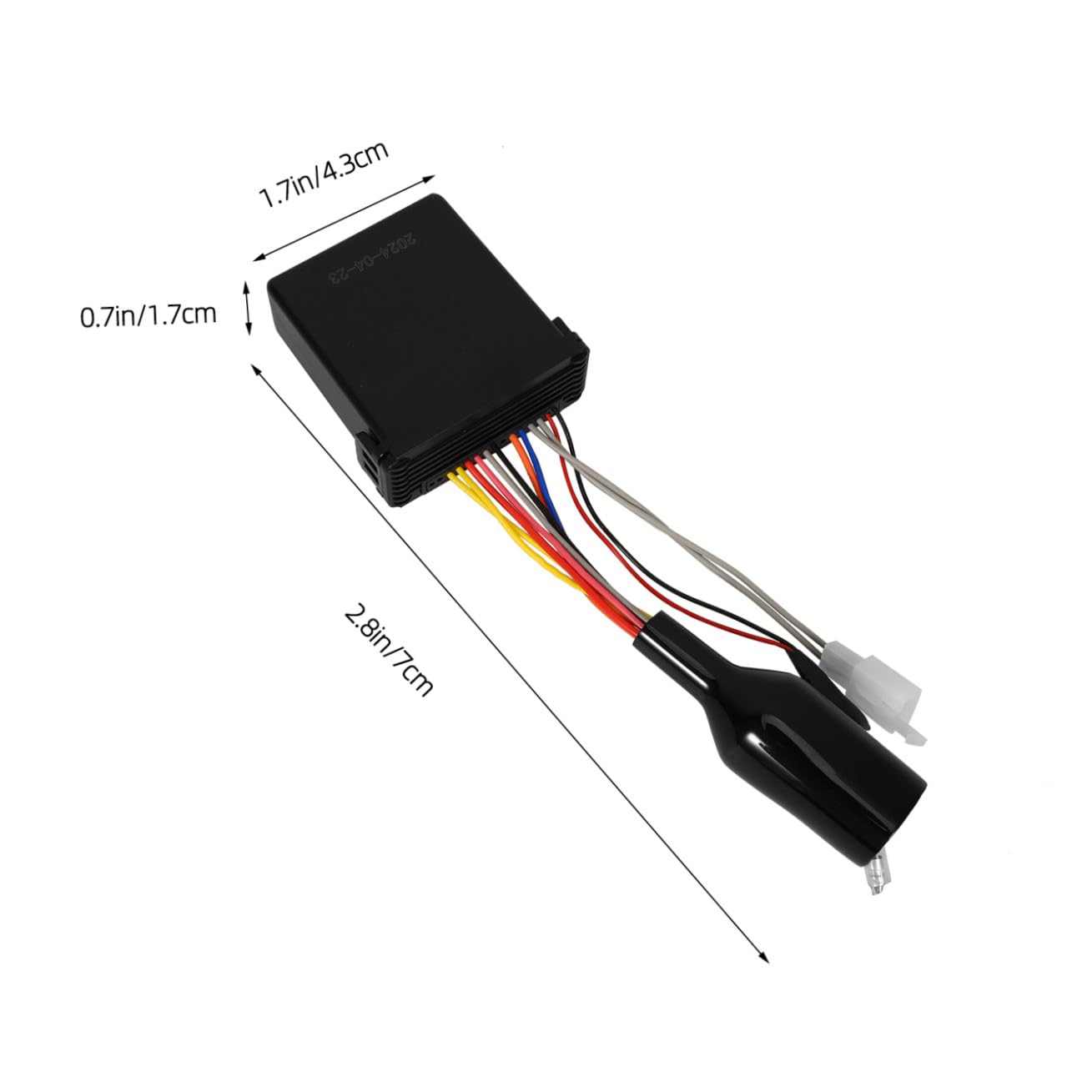 Kit Allarme Moto Blocco Automatico e Telecomando, Dispositivo di Sicurezza con Funzione Avvio Remoto in Plastica, per Protezione Completa della Moto