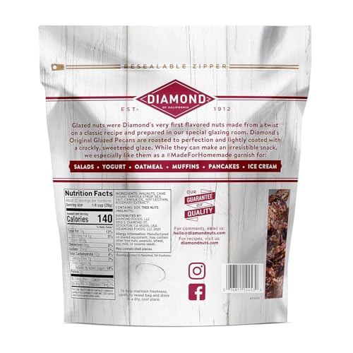 Image of Diamond of California Original Glazed Pecans, 32 oz