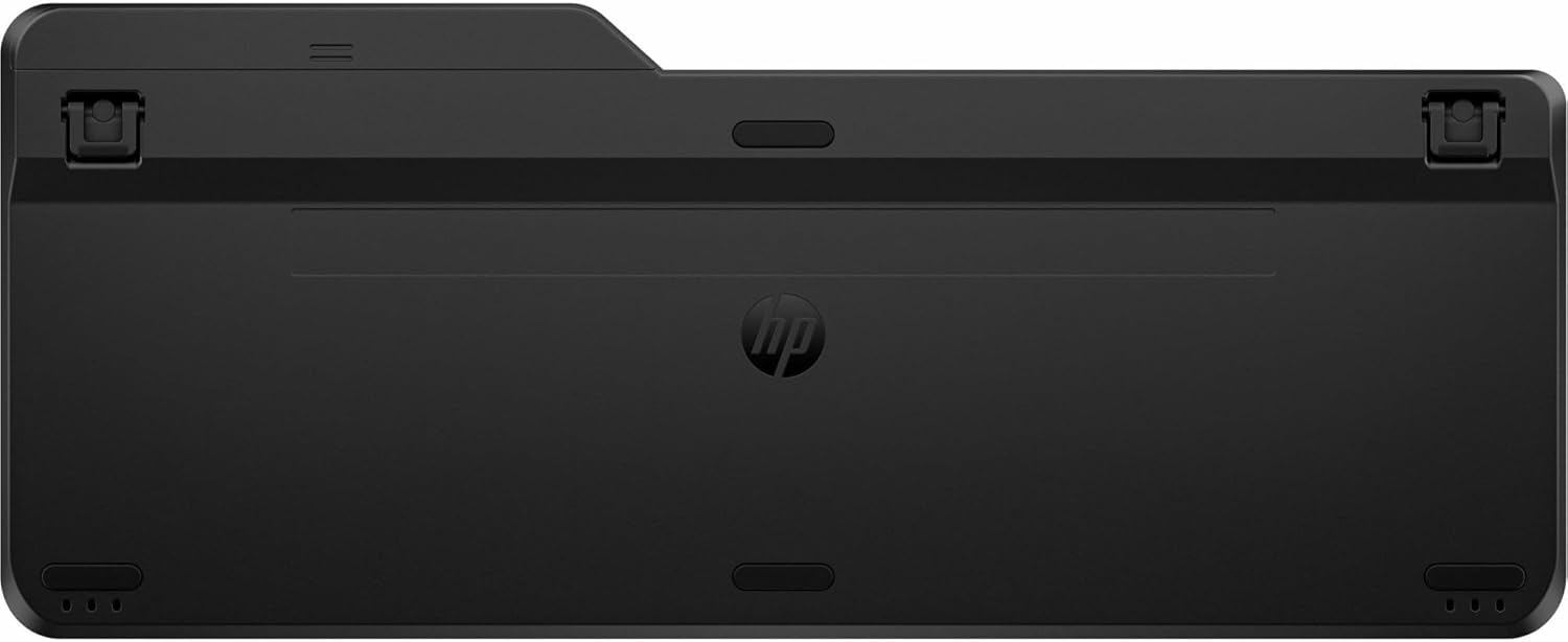 HP 475 Dual-Mode Wireless Keyboard - Wireless Connectivity - Bluetooth - Compact - 32.81 ft - 2.40 GHz - USB Type A Interface - Microphone Mute, Emoji, Language Switch Hot Key(s) - Windows 11, Windows