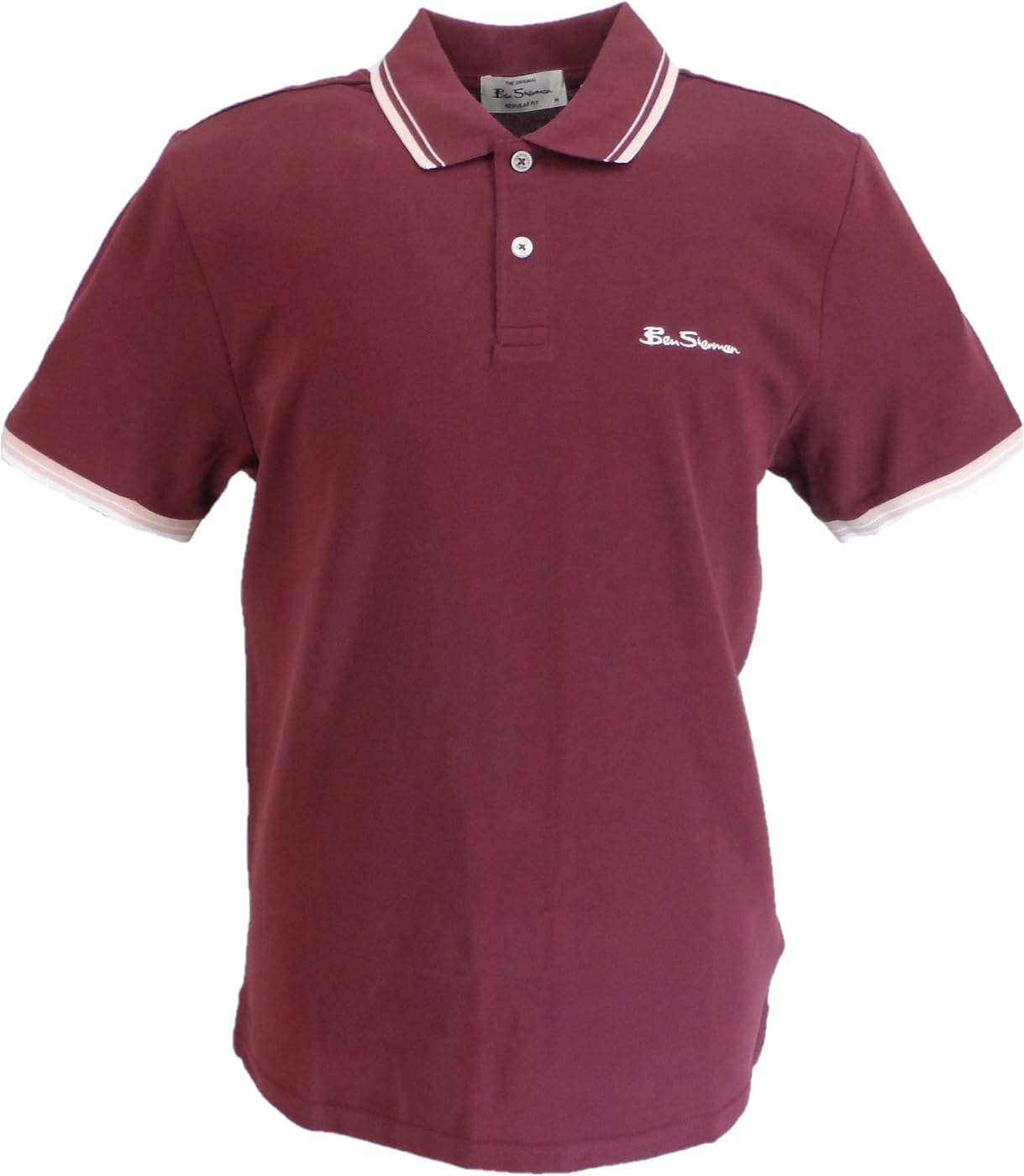 Ben Sherman Men's Aubergine Signature 100% Cotton Polo Shirt (Uk, Alpha, 3XL, Regular, Regular, )