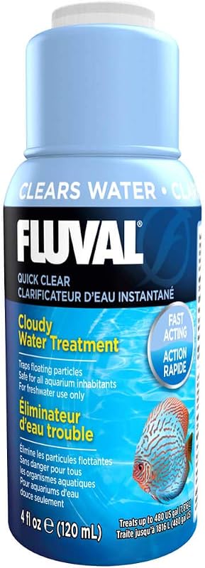 Quick Clear for Aquarium Water Treatment, 4-Ounce