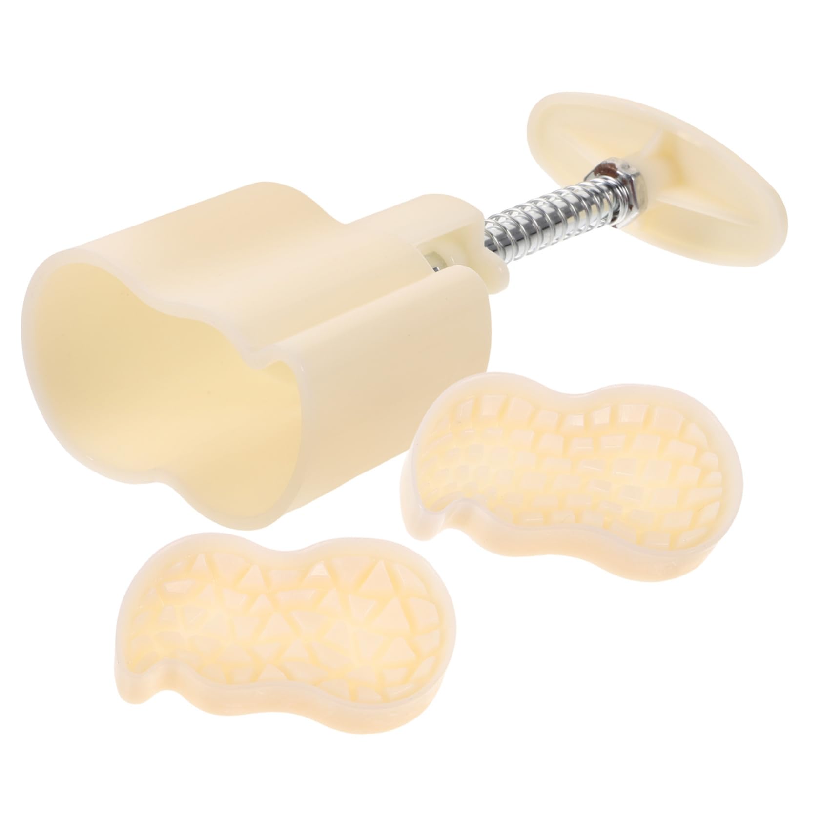 ULTECHNOVO 1 Set Hand Pressed Moon Cake Mold Kitchen Pastry Molder Baking Molds for Cookies Desserts Easy to Use Non Stick Design for DIY Treats