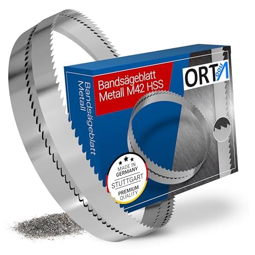 Orta - 3 Stück - 1435 x 13 x 0,65 x 8/12 ZpZ - Bi-Metall M42 HSS Universelle Bandsägeblatt für Stahl, Edelstahl, Baustahl, Aluminium, Kupfer, Messing | Geeignet für Güde MBS 125 V Metallbandsäge
