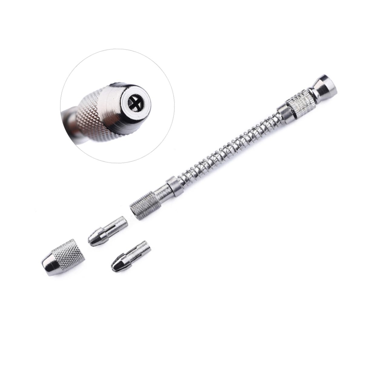 Balacoo Hand Twist Drill for Models Hobby Craft Jewelers Spiral Hand Drill Pin Vise Semi-automatic