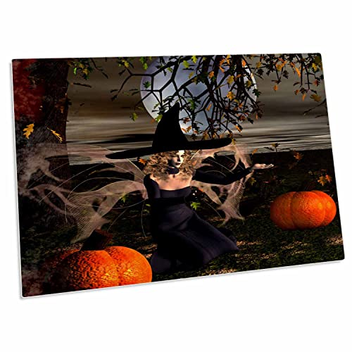 3dRose Pad para Escritorio Halloween Hada Bruja miniatura 1