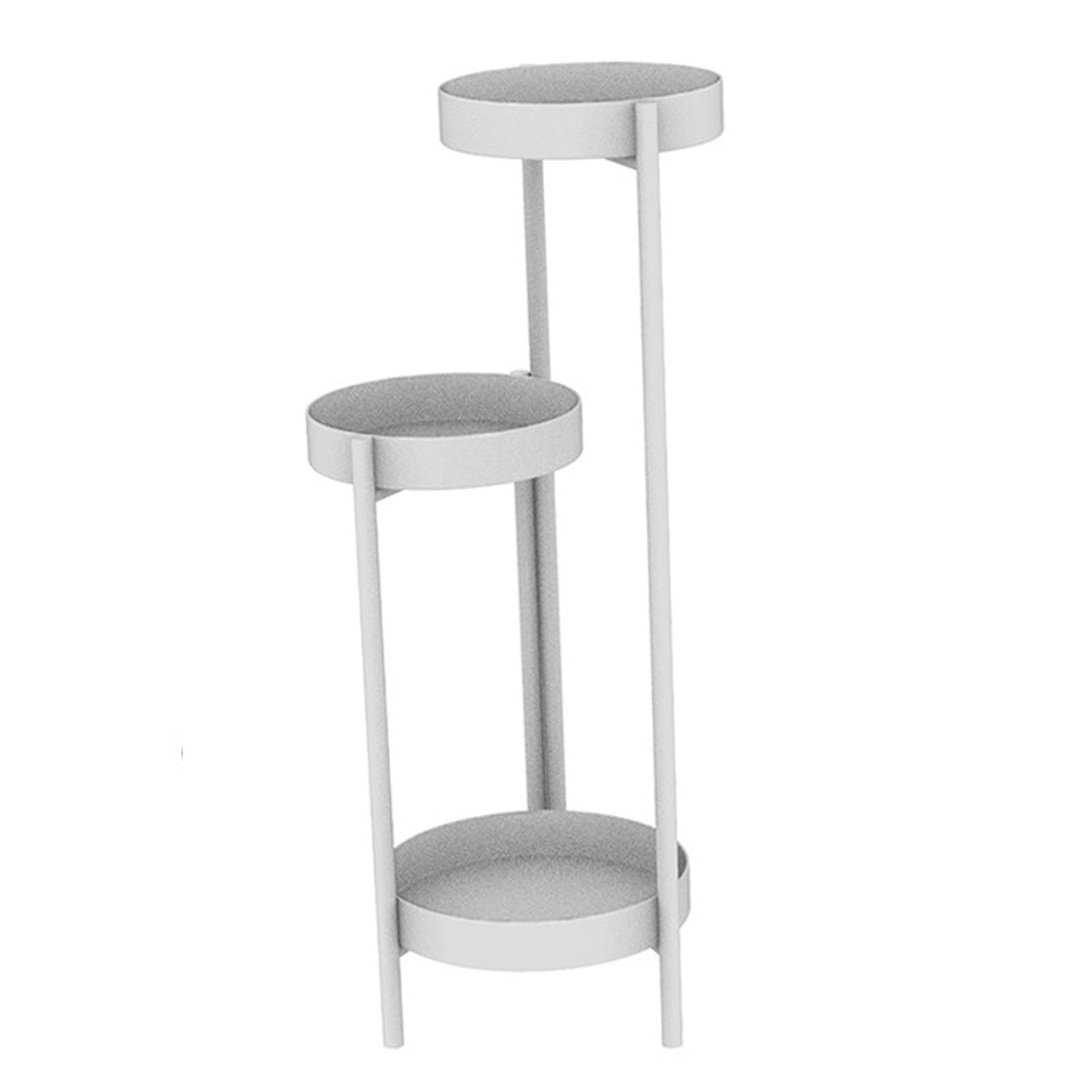 Elegante scaffale angolare per vasi di fiori in a 3 livelli per | da giardino interne ed esterne. Il supporto per vasi di fiori è un espositore per decorazioni da giardino a 3 livelli.