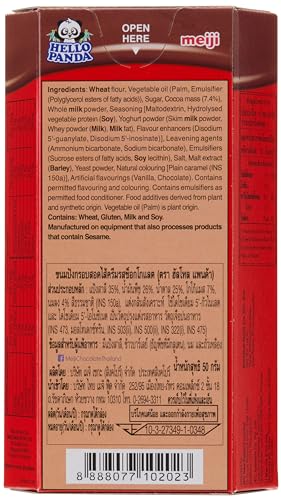 Image of Meiji Hello Panda Chocolate Flavoured Biscuit 6 x 47 g