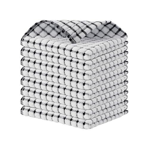 Kitinjoy Cotton 8 Pack Terry Kitchen Dish Cloths