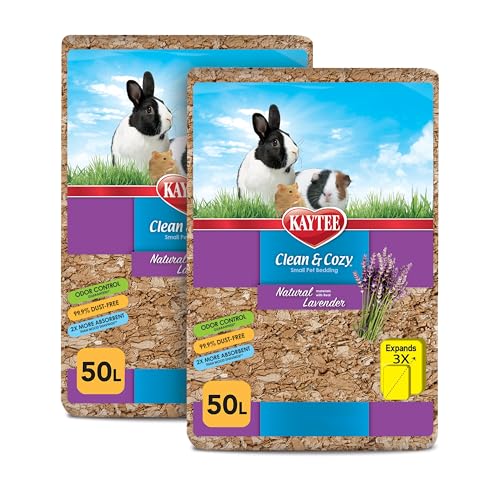 Image of Kaytee Clean & Cozy Natural Bedding with Lavender 100 Liters