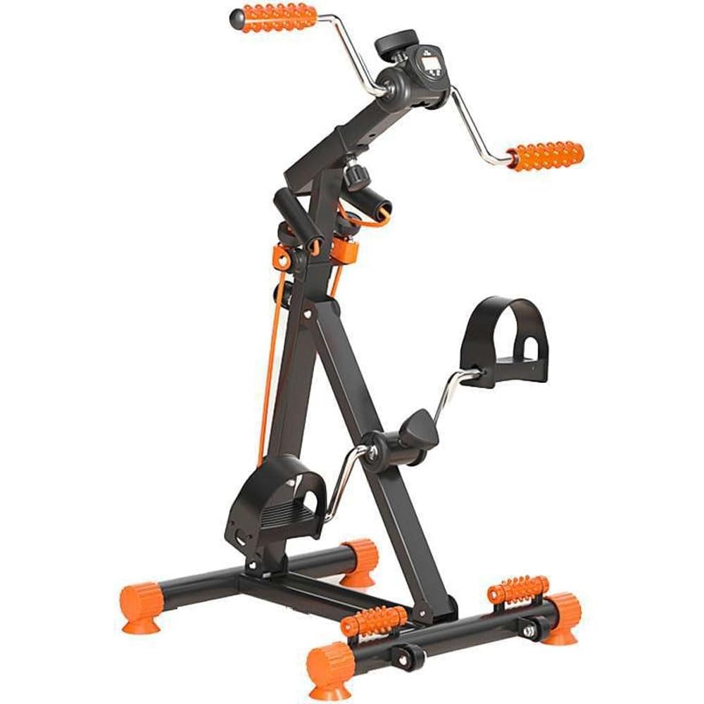 X&Z-XAOY Home Pedal Cyclette per Tutto Il Corpo Pedalatore Pedalatore per Mani Braccia Gambe E Ginocchia Attrezzatura Fitness Regolabile per Anziani, Anziani