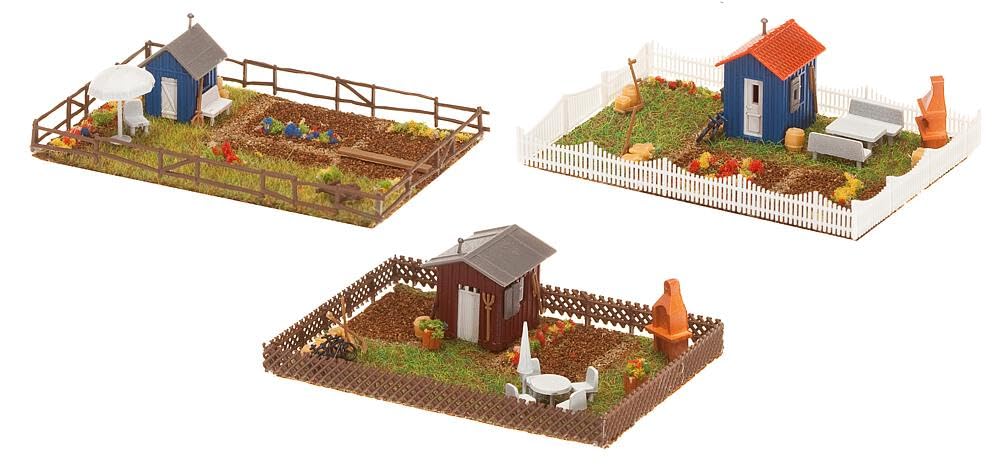 Faller - F272551 - Modélisme - Set Jardin Ouvrier 2