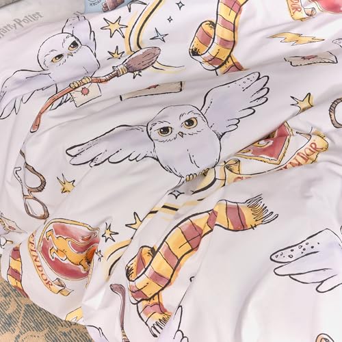 Funda Nórdica Harry Potter 155x220 Algodón Con Botones Cama 90 8