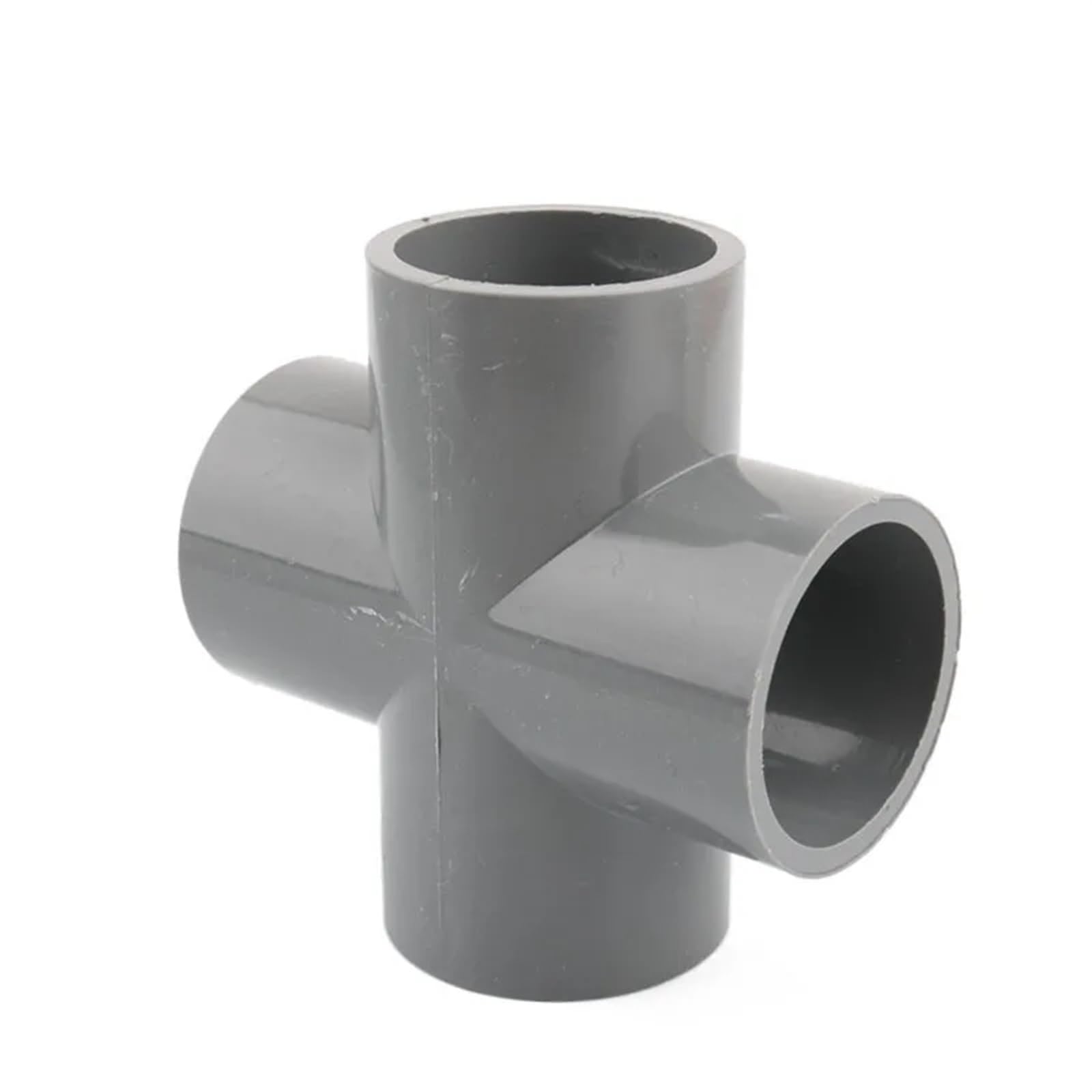 Conector Reductor De PVC Gris | Unión Recta Para Tuberías De Agua | Varios Tamaños De 20 A 200 Mm (Modelo 40-20 Mm)