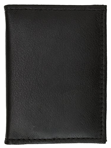 Marshal 2 Men's/Women's Slim Thin Leather Credit Card ID Mini Wallet Holder Bifold Driver's License Safe Wallet2