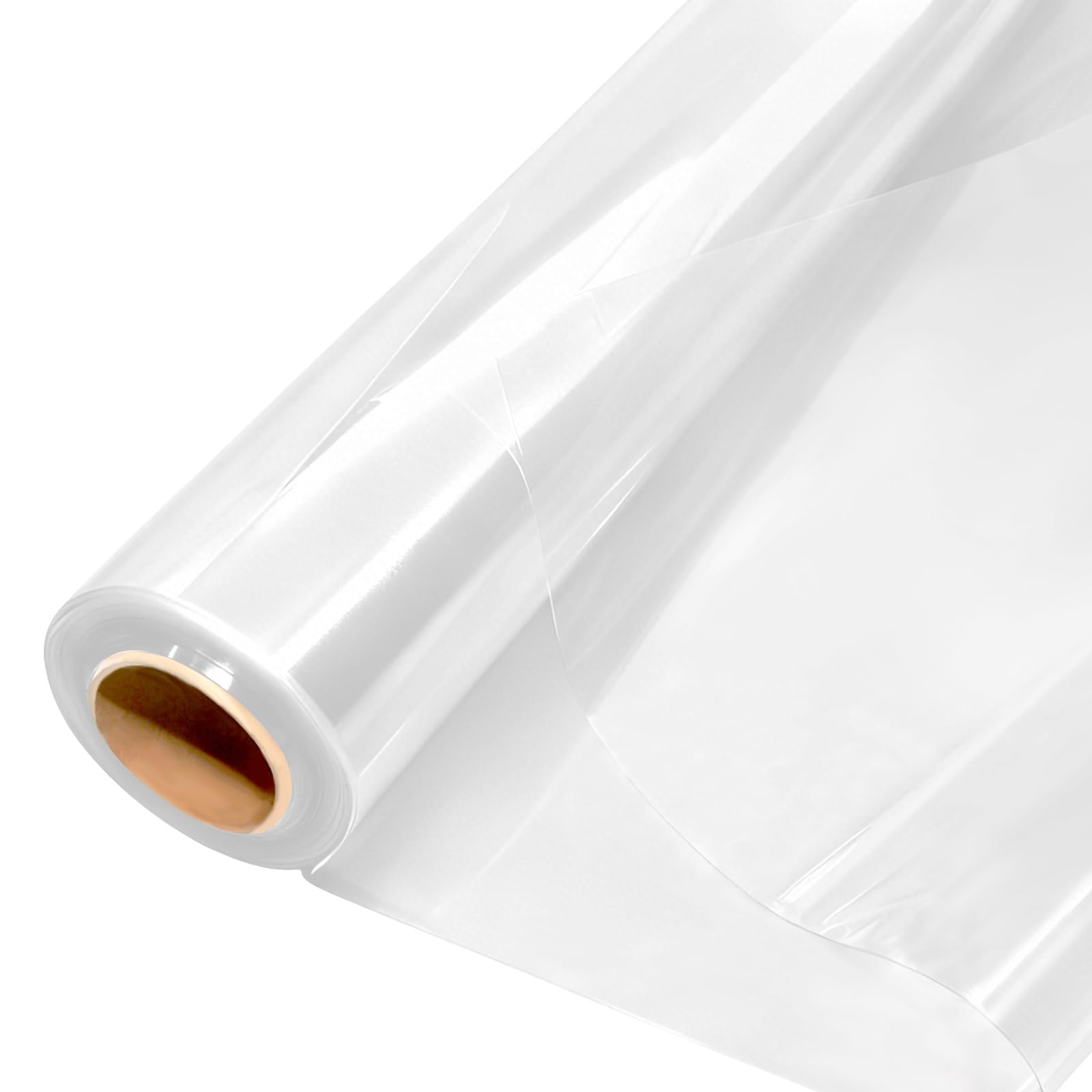 84CM x 35M Clear Cellophane Wrap Roll Cellophane Wrap for Hampers Basket Flower Bouquet Craft Perfect for Christmas Birthday Gifts Wrapping - Width Folded in Half
