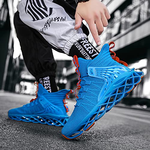 Image of Hello MrLin Men's Running Shoes Non Slip Athletic Tennis Walking Blade Type Sneakers Hip Hop