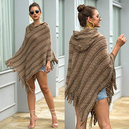 Poncho con capucha para evitar el frío sin perder la elegancia 2