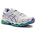 ASICS Women's Gel-Nimbus 16 (2A) Running Shoe,White/Periwinkle/Mint,6.5 2A US