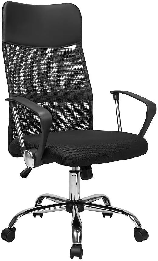 Cadeira Presidente Mesh Giratoria Preta Mymax