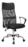 Cadeira Presidente Mesh Giratoria Preta Mymax