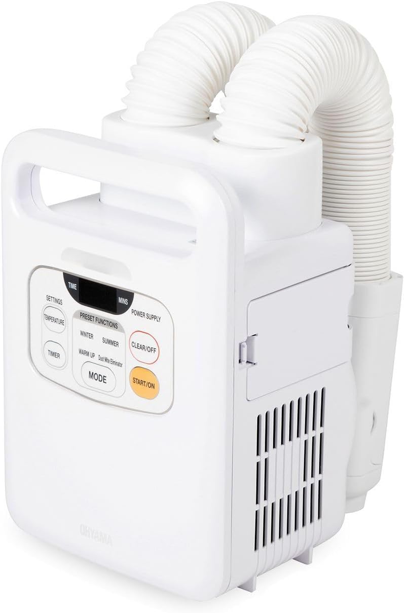 Woozoo, 3-in-1 Blanket Heater, Dryer and Disinfector, 700W, Stretch Hose, Preset Features, Mud mite Mode, for Bedding, Sneakers – Quilt Dryer Twin Nozzle FK-W1 – White