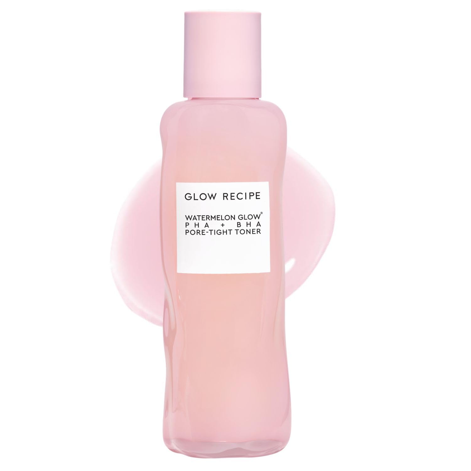 Watermelon Glow BHA + PHA Pore-Tight Facial Toner - Hydrating Facial Toner with Hyaluronic Acid, Cucumer + Tea Trea Extract to Help Tighten Pores for Smooth + Dewy Skin (150ml / 5oz)
