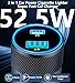 [Apple MFi Certified] iPhone Fast Car Charger, Rombica 52.5W USB-C PD&QC3.0 Car Power Cigarette Lighter USB Charger Adapter with 2Pack Lightning Braided Cable for iPhone 14 13 12 11 XS XR X 8 SE iPad