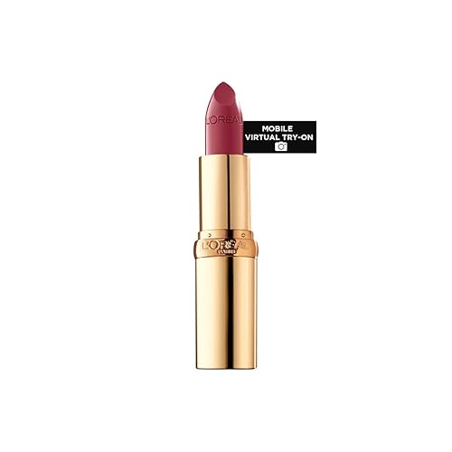 L'Oreal Paris - Lápiz labial Colour Riche, acabado satinado cremoso, impregnado con ingredientes hidratantes, lápiz labial para labios suaves