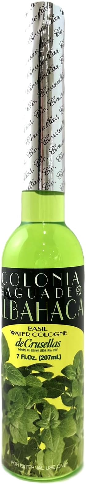 Basil Water Cologne (Colonia Agua De Albahaca) 7 Fl. Oz.