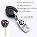 QZS Key Chain Fob Cover Shell - 2020 Remote Ker Ring Case Bag Black Cover Key Case Holder Bag for Toyota Camry Avalon Matrix Corolla Land Cruiser(Toyota-1 Black)