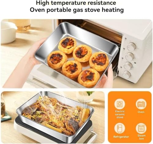 Image of 2000ML Stainless Steel Food Storage Container with Transparent Lid | Stackable Steel Box for Fridge Storage, Meal Prep & Serving | Freezer Safe for Office, Gym, BBQ & Kitchen (6)