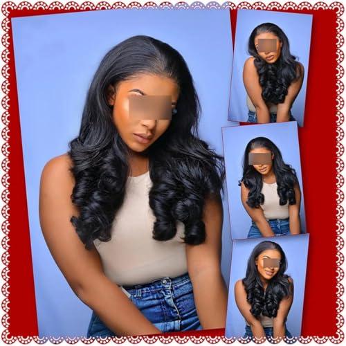 Perruque 4x4 lace closure wig pour masquer le manque de volume avec 180% de densité