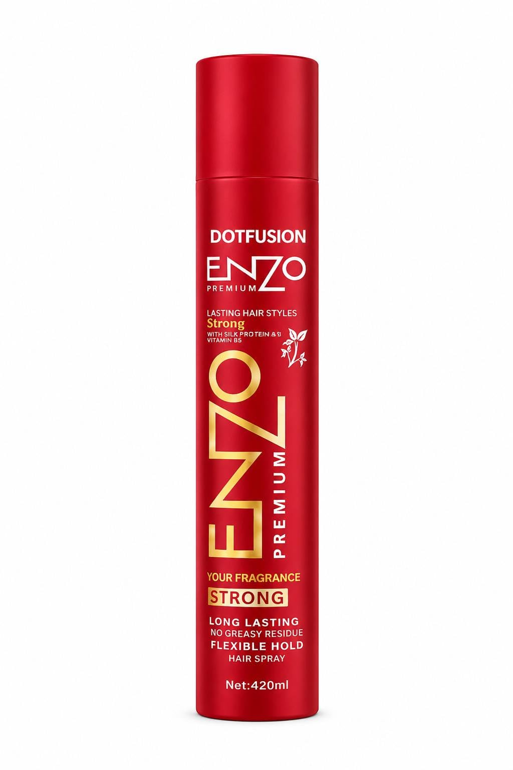 Enzo Hair Spray for Strong Hair For Men & Women Long (420 ml)-image-22
