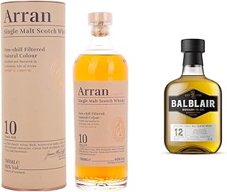 The Arran Malt Aged 10 Years Single Malt Scotch Whisky 700ml Balblair 12 Year Old Single Malt Scotch Whisky 70cl