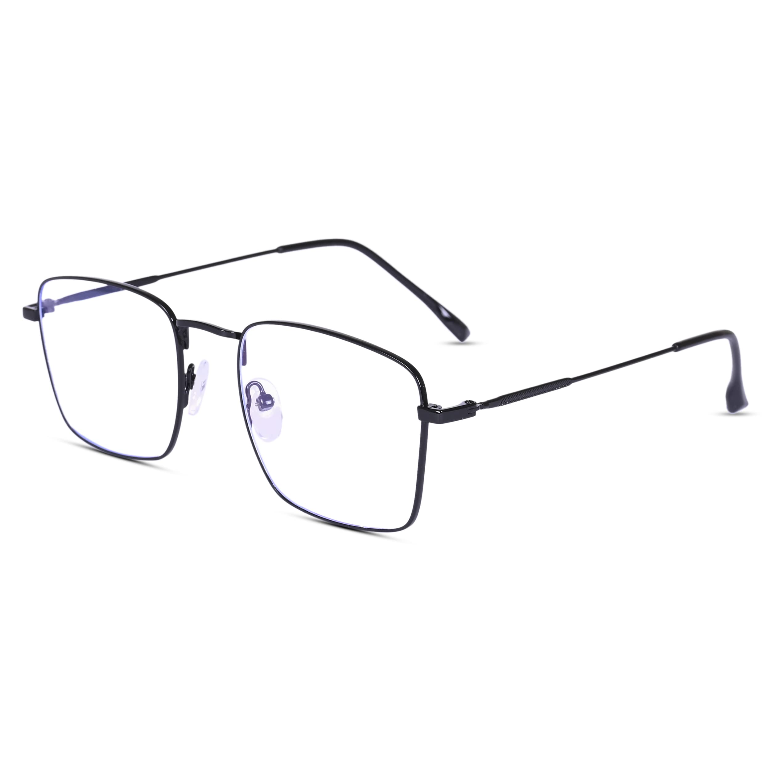 Computer Glass Frame - Square Style for Men & Women | Boys & Girls | Study & Working Purpose | 9010