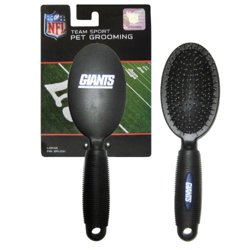 Image of Pets First NFL New York Giants Pet Grooming Brush