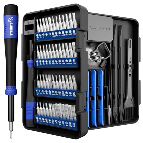 STREBITO Small Precision Screwdriver Set 64-piece...
